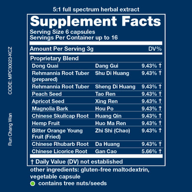 Run Chang Wan (Capsules) | MERIDIAN PRO - Kamwo Meridian Herbs