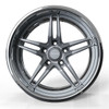 Series X: X500 - Forged Wheel Dark Metallic Silver_Polished Series X: X500 - Forged Wheel Dark Metallic Silver_Polished
