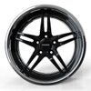 Series X: X500 - Forged Wheel Black Gloss_Polished Series X: X500 - Forged Wheel Black Gloss_Polished