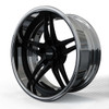 Series X: X500 - Forged Wheel Jet Black Satin_Polished2 Series X: X500 - Forged Wheel Jet Black Satin_Polished2