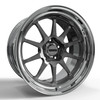 custom wheels,custom offsets,style V10,3030 autosport,muscle car wheels, c10 truck wheels Brushed Light Smoke
