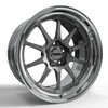 custom wheels,custom offsets,style V10,3030 autosport,muscle car wheels, c10 truck wheels  Dark Metallic Silver