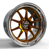 custom wheels,custom offsets,style V10,3030 autosport,muscle car wheels, c10 truck wheels Brushed Transparent Copper
