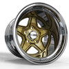 Drag Ops Series: 1320 15" Forged Drag Racing Wheel Medium Bronze-Polished