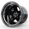 Drag Ops Series: 1320 15" Forged Drag Racing Wheel Jet Black-Polished