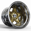 Drag Ops Series: 1320 15" Forged Drag Racing Wheel Medium Bronze-Polished