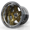 Drag Ops Series: 1320 15" Forged Drag Racing Wheel Medium Bronze-Polished