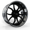 3030 Autosport Forged Wheels Y800 Jet Black Satin / Polished 3030 Autosport Forged Wheels Y800 Jet Black Satin / Polished