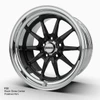 Direct-Fit Mustang Wheels | 3030 Autosport | F22 - Black Gloss