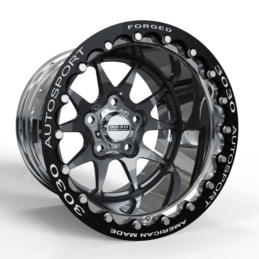 Drag Ops Series: MACH 10 Single Beadlock 15" Single Beadlocks  Drag Racing Wheel