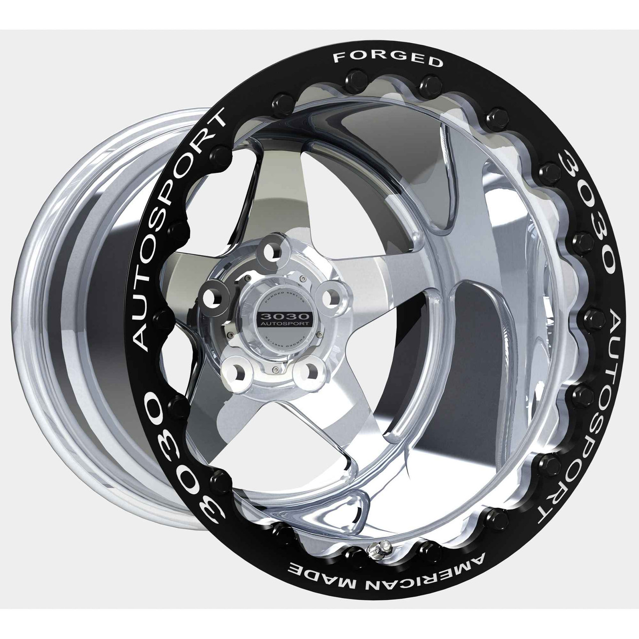 Drag Ops Series: Launch Drag Ops Single Beadlock 15" Single Beadlocks Drag Racing Wheel