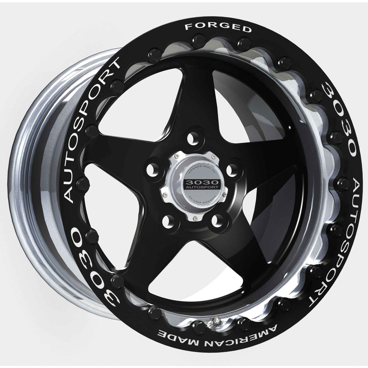 Drag Ops Series: Launch Drag Ops Single Beadlock 15" Single Beadlocks Drag Racing Wheel