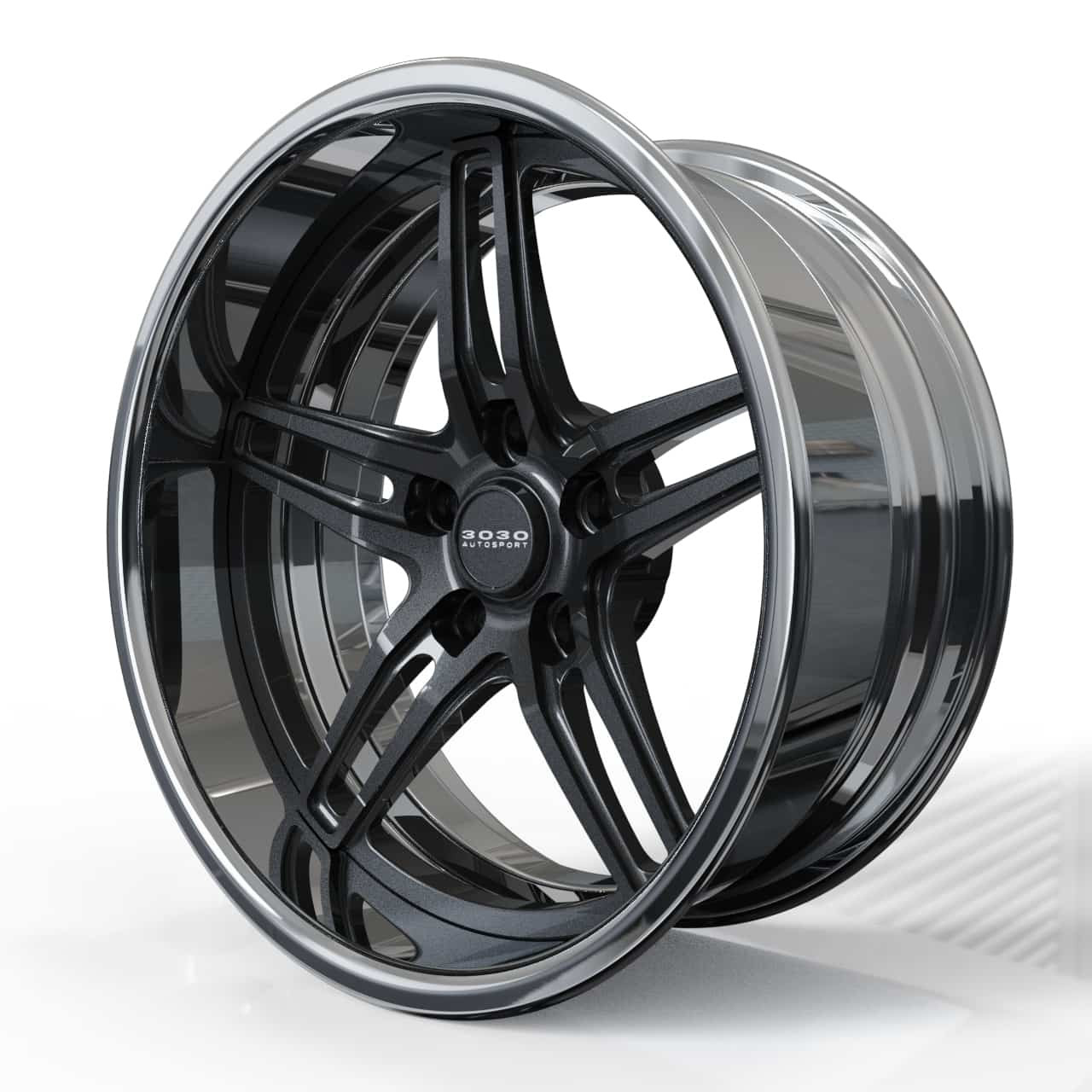 Series X: X500 - Forged Wheel Graphite Gloss_Polished2 Series X: X500 - Forged Wheel Graphite Gloss_Polished2