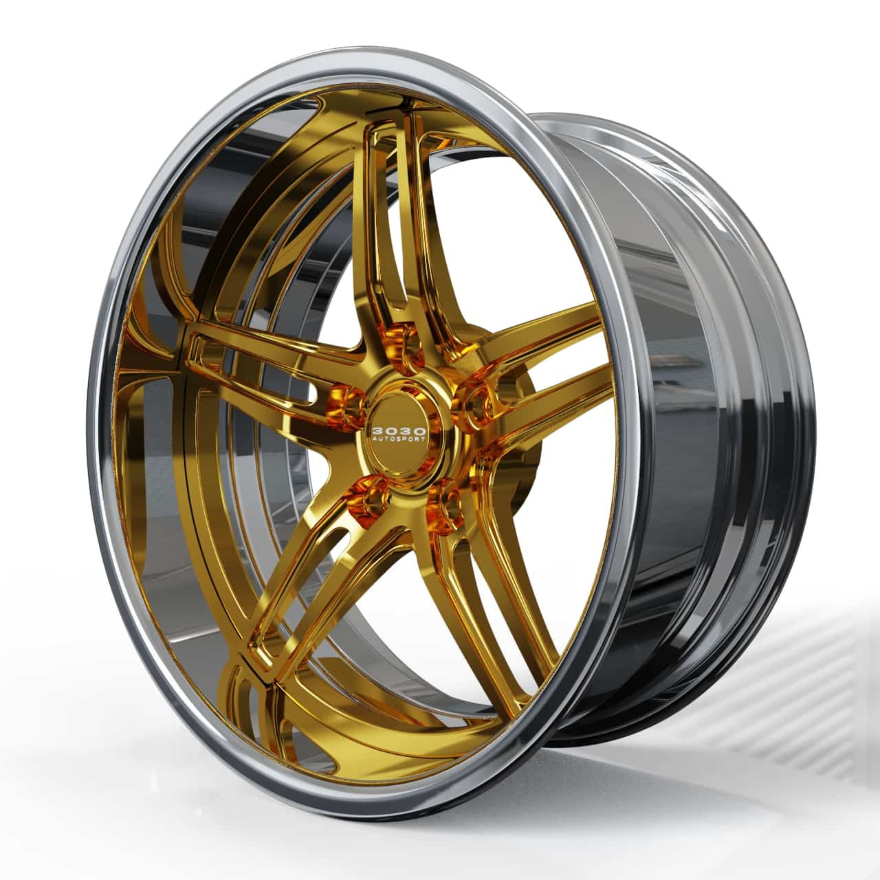 Series X: X500 - Forged Wheel Transparent Gold_Polished2 Series X: X500 - Forged Wheel Transparent Gold_Polished2