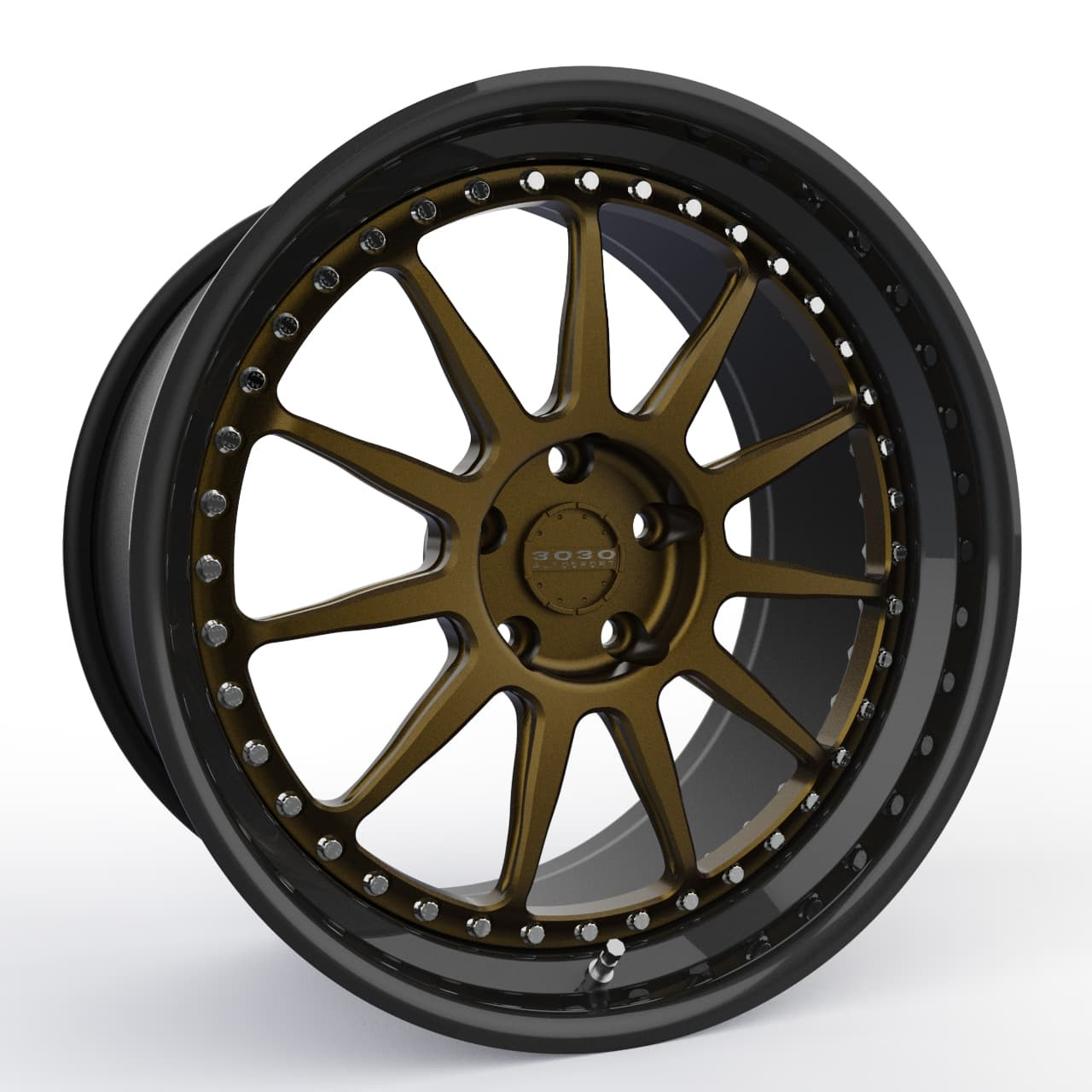 MOD3 Series - Style: M110 Forged 3-Piece Road Racing Wheel