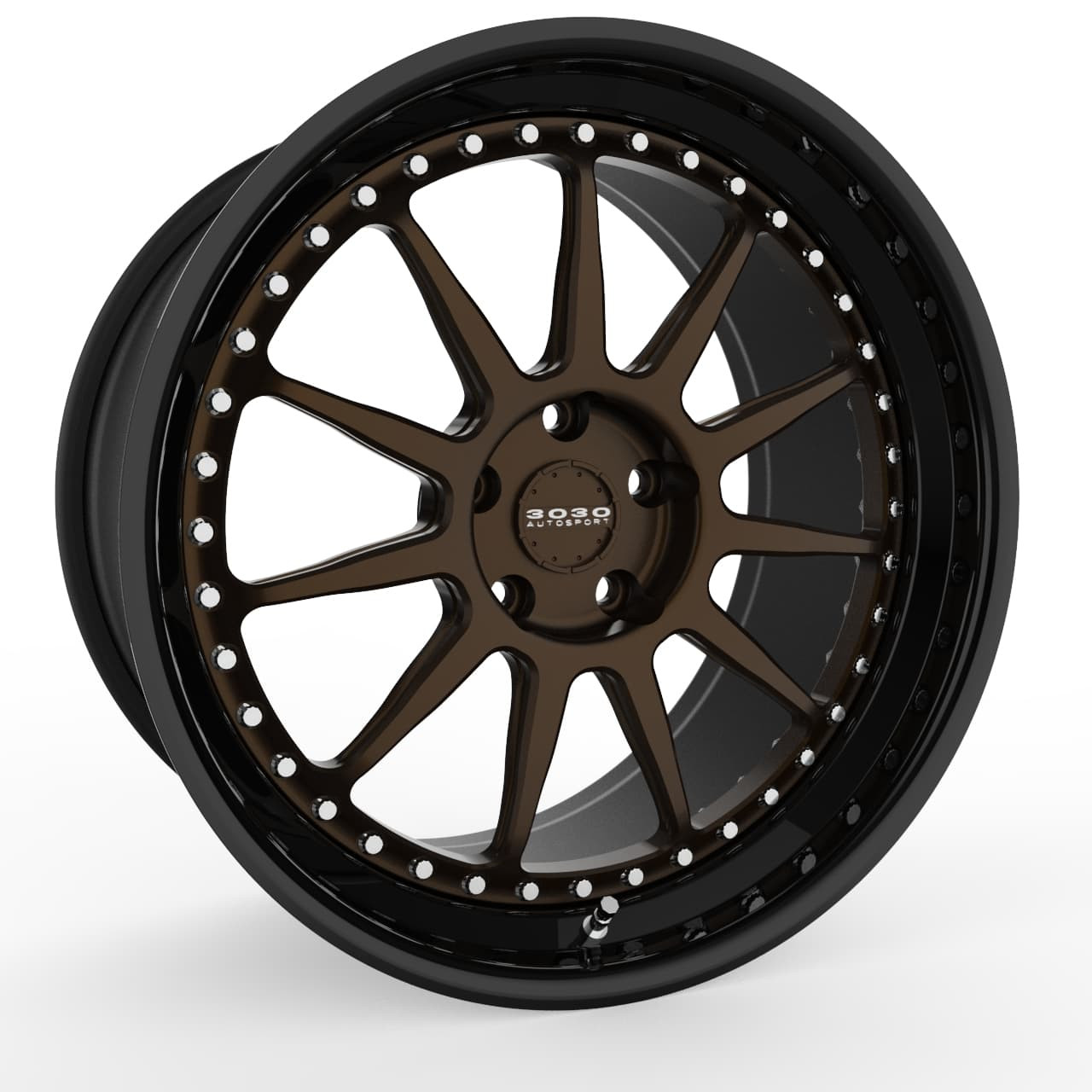 MOD3 Series - Style: M110 Forged 3-Piece Road Racing Wheel