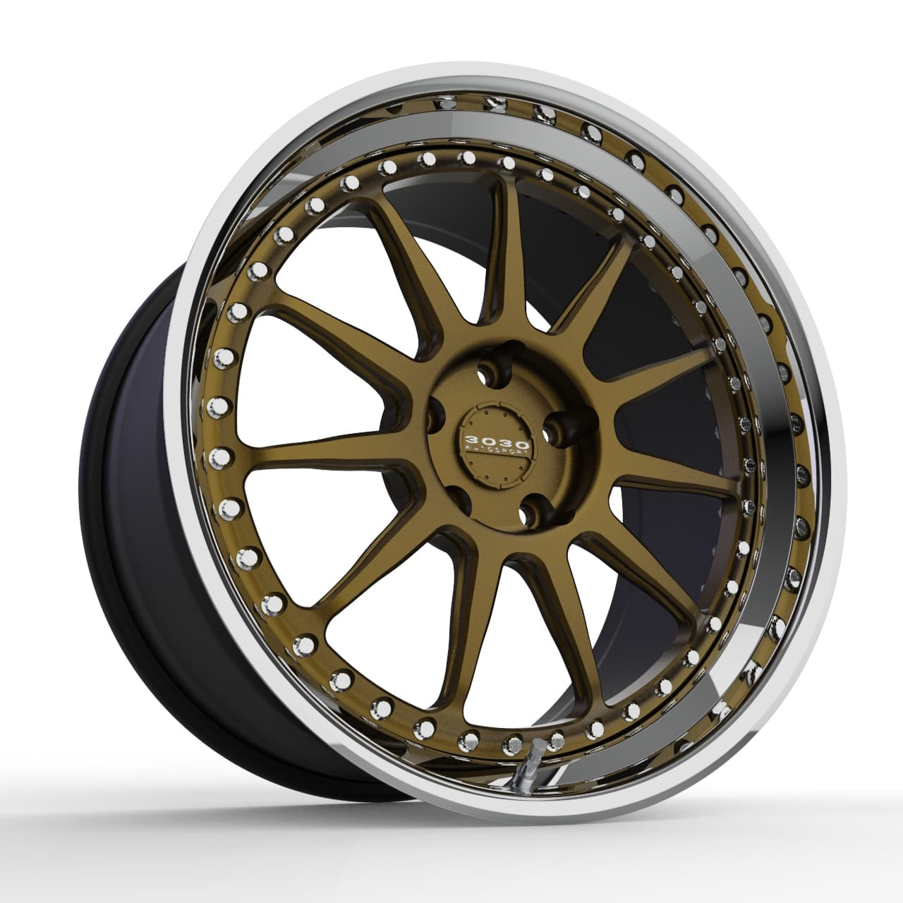 MOD3 Series - Style: M110 Forged 3-Piece Road Racing Wheel