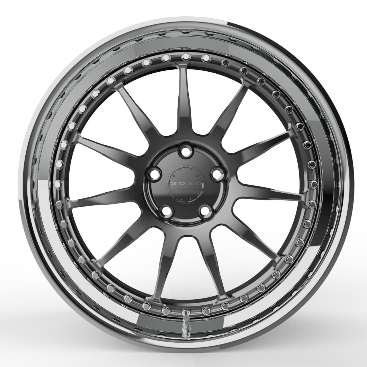 MOD3 Series - Style: M110 Forged 3-Piece Road Racing Wheel