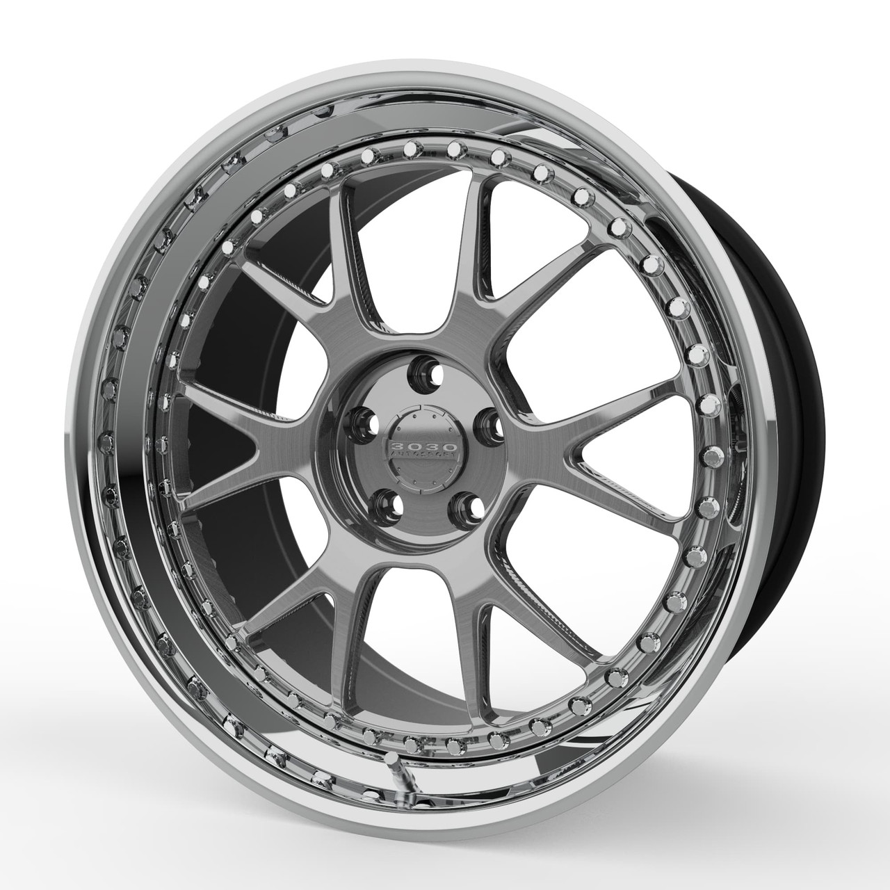 サベージフルチューンVG30 MOD3 Series - Style: M6GT Forged 3-Piece Racing Wheel