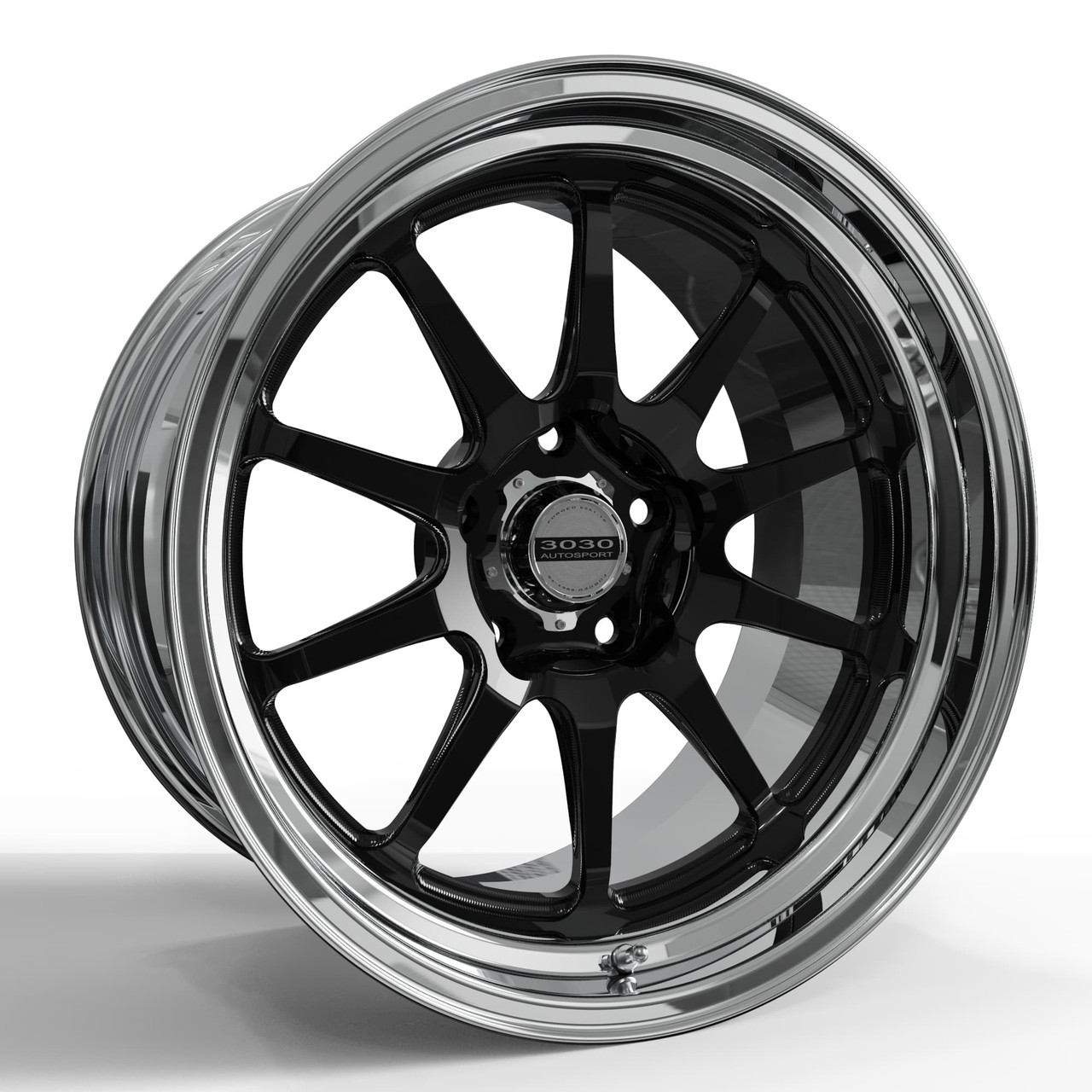 custom wheels,custom offsets,style V10,3030 autosport,muscle car wheels, c10 truck wheels Black Gloss