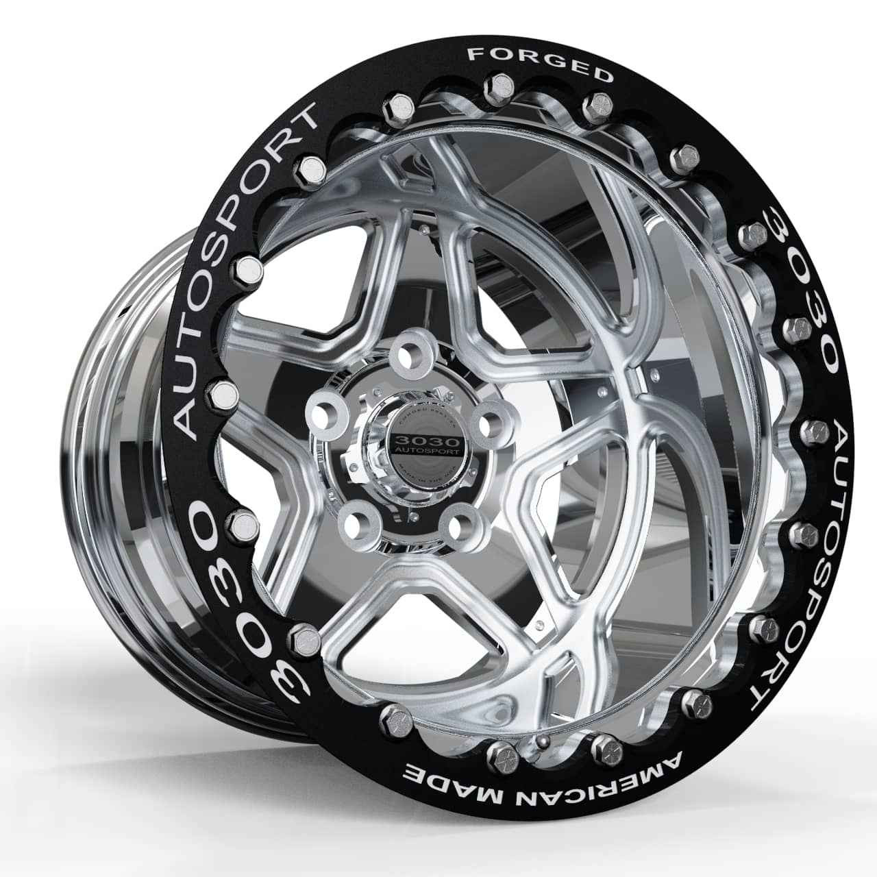 Drag Ops Series: 1320 Single Beadlock Drag Wheels