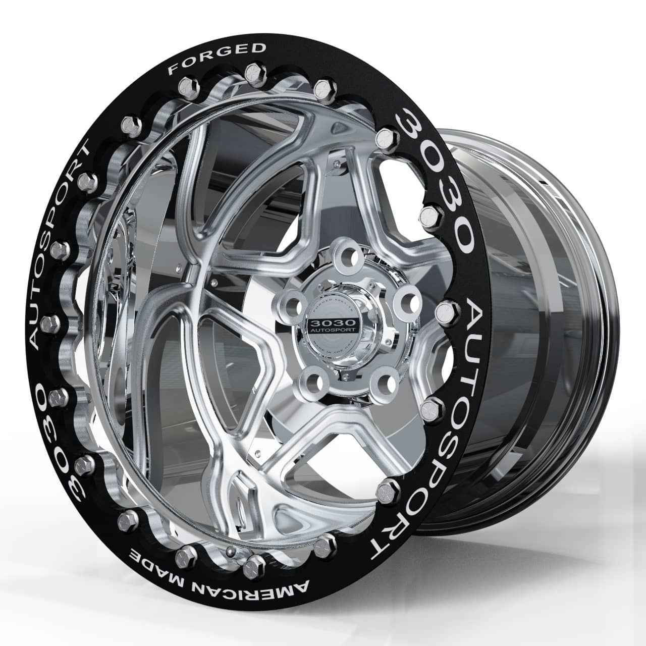 Drag Ops Series: 1320 Double Beadlock 1320 Rear Drag Racing Wheels