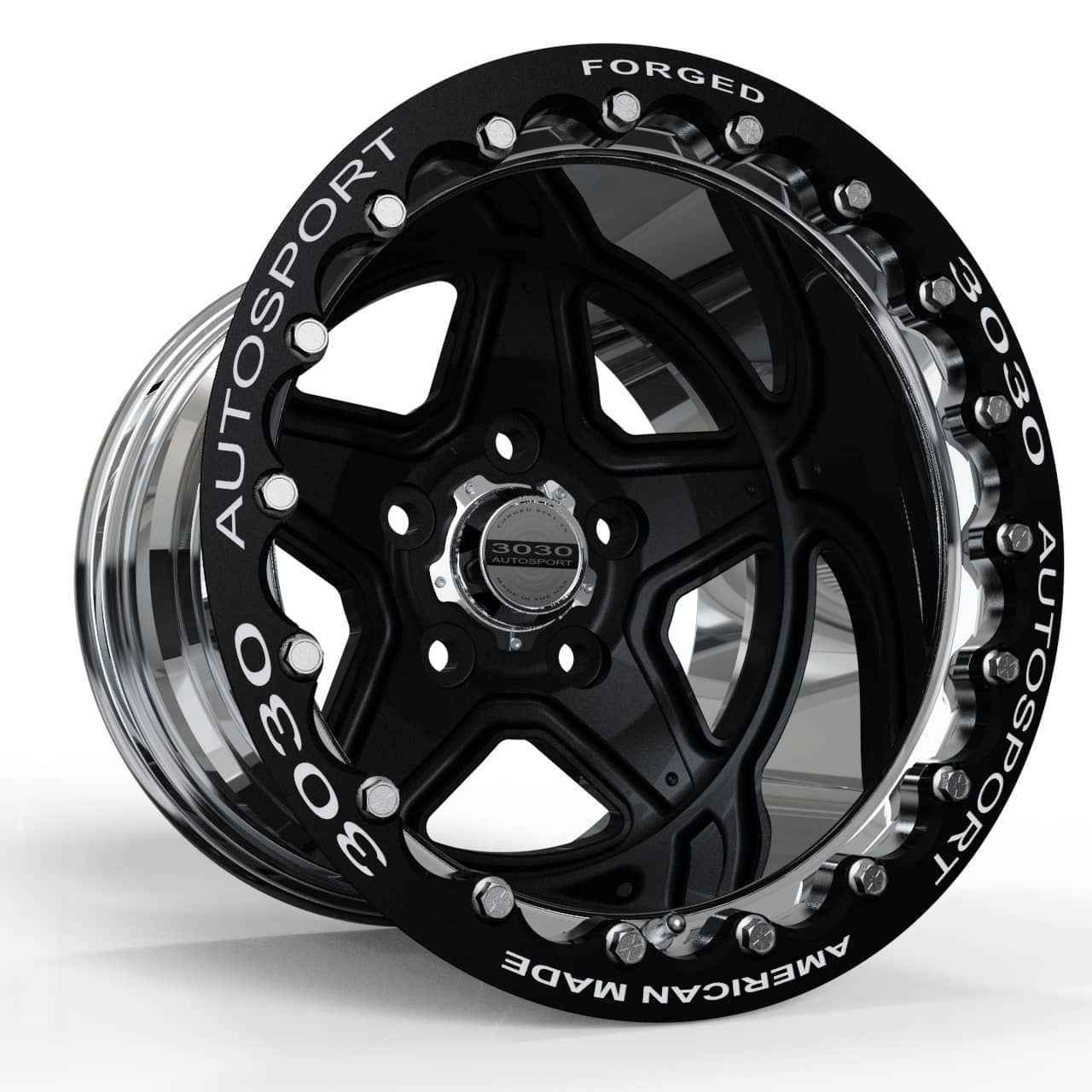 Drag Ops Series: 1320 Double Beadlock 1320 Rear Drag Racing Wheels