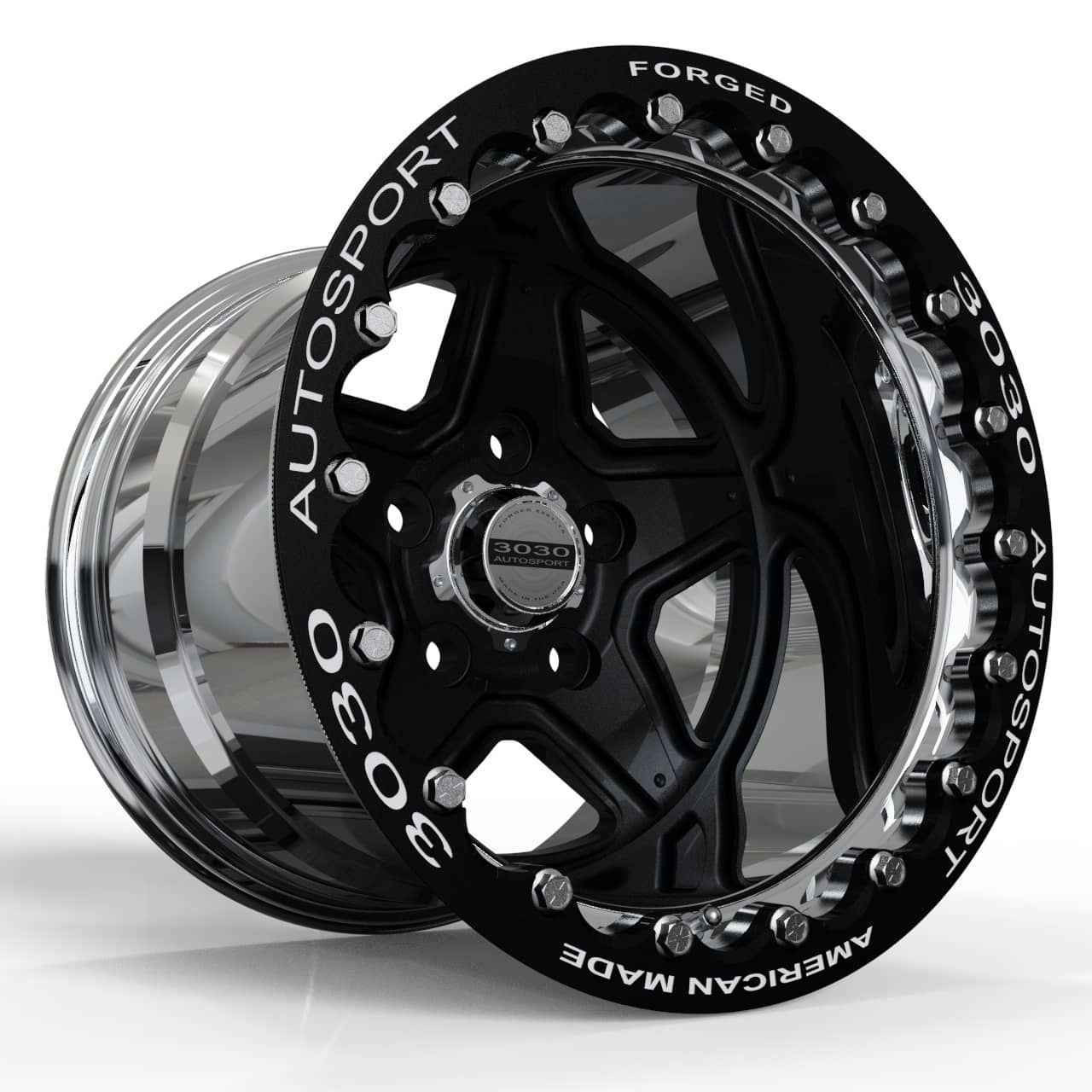 Drag Ops Series: 1320 Double Beadlock 1320 Rear Drag Racing Wheels
