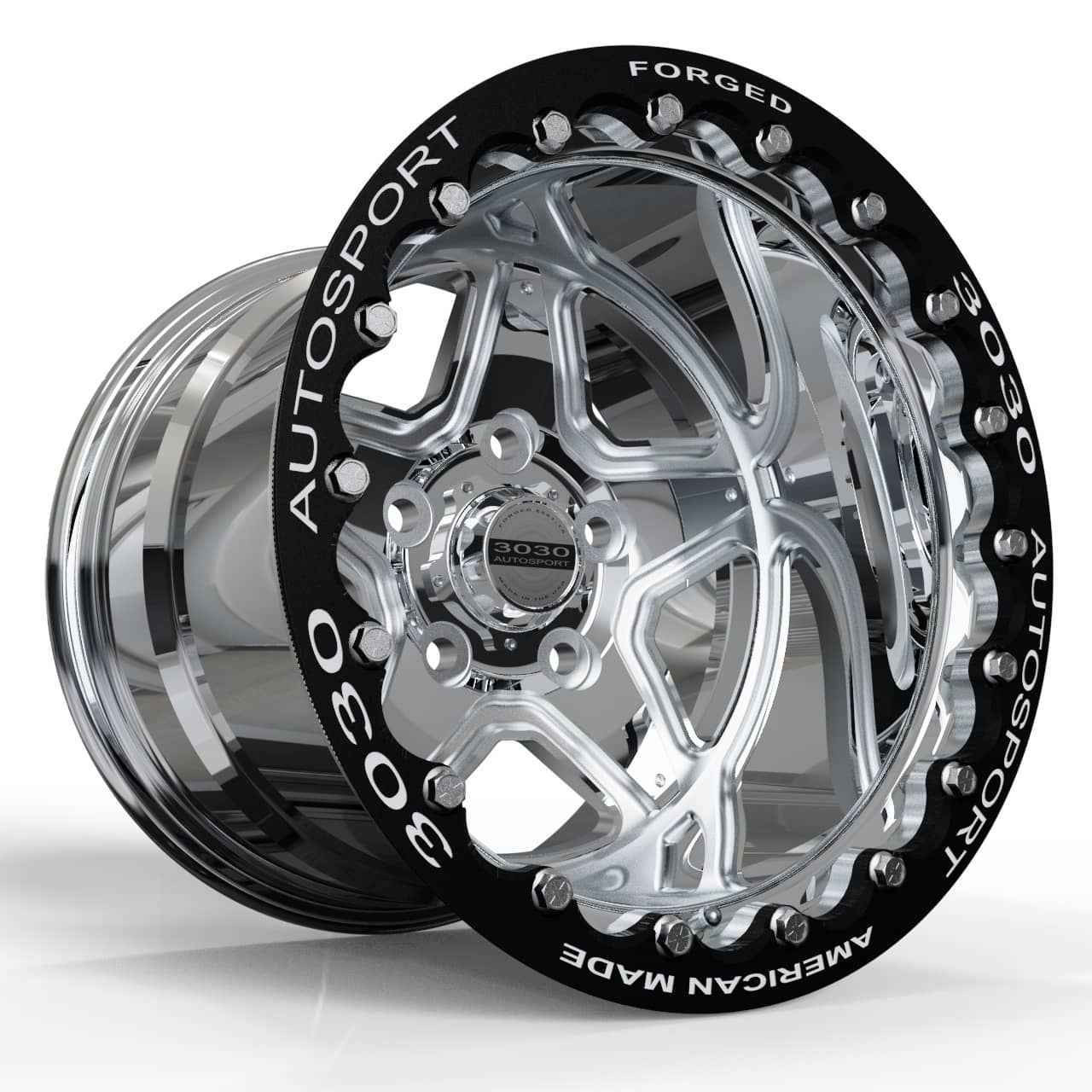 Drag Ops Series: 1320 Double Beadlock 1320 Rear Drag Racing Wheel