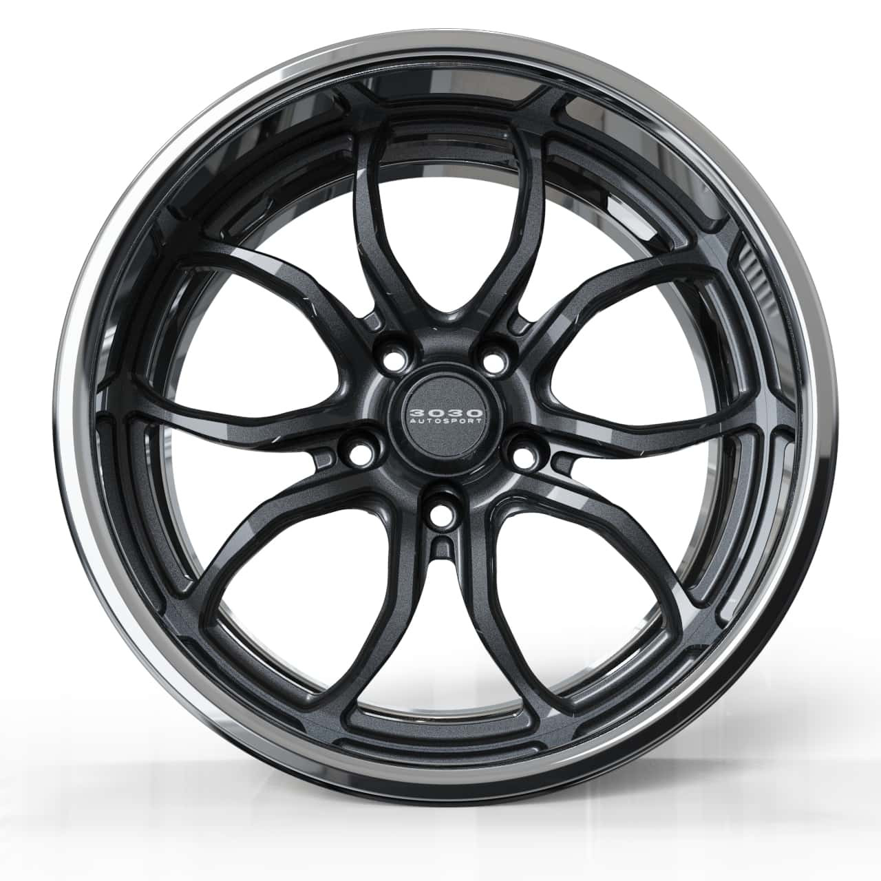3030 Autosport Forged Wheels Y800 Graphite Gloss / Polished 3030 Autosport Forged Wheels Y800 Graphite Gloss / Polished