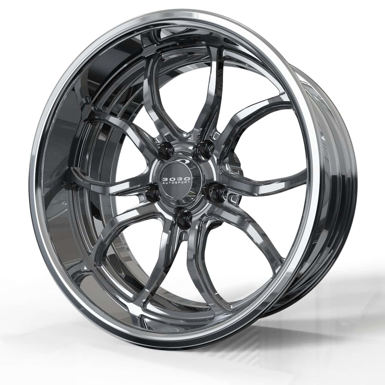 3030 Autosport Forged Wheels Y800 Brushed Tinted Clear / Polished 3030 Autosport Forged Wheels Y800 Brushed Tinted Clear / Polished