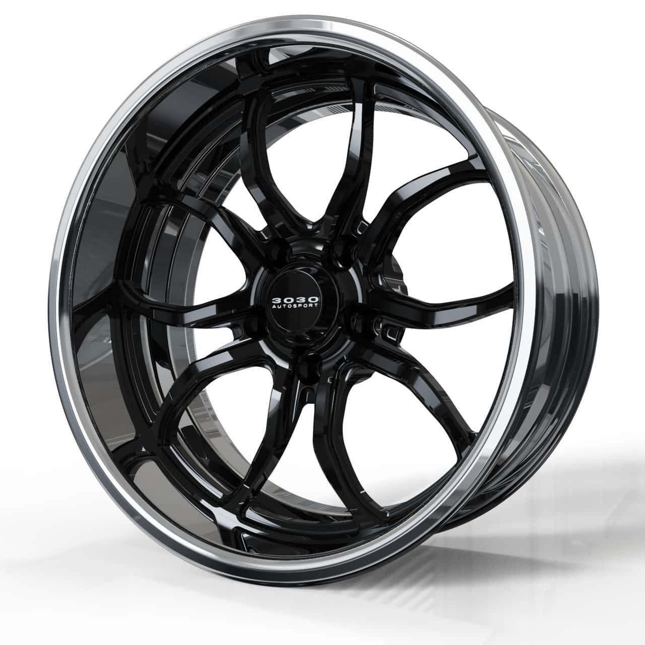 3030 Autosport Forged Wheels Y800 Black Gloss / Polished 3030 Autosport Forged Wheels Y800 Black Gloss / Polished
