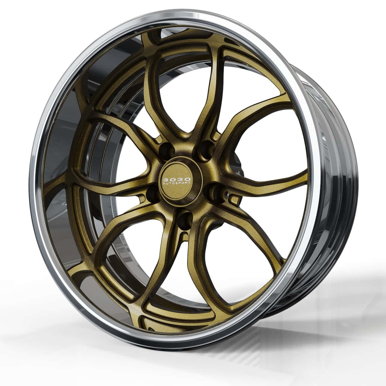 3030 Autosport Forged Wheels Y800 Medium Bronze / Polished 3030 Autosport Forged Wheels Y800 Medium Bronze / Polished