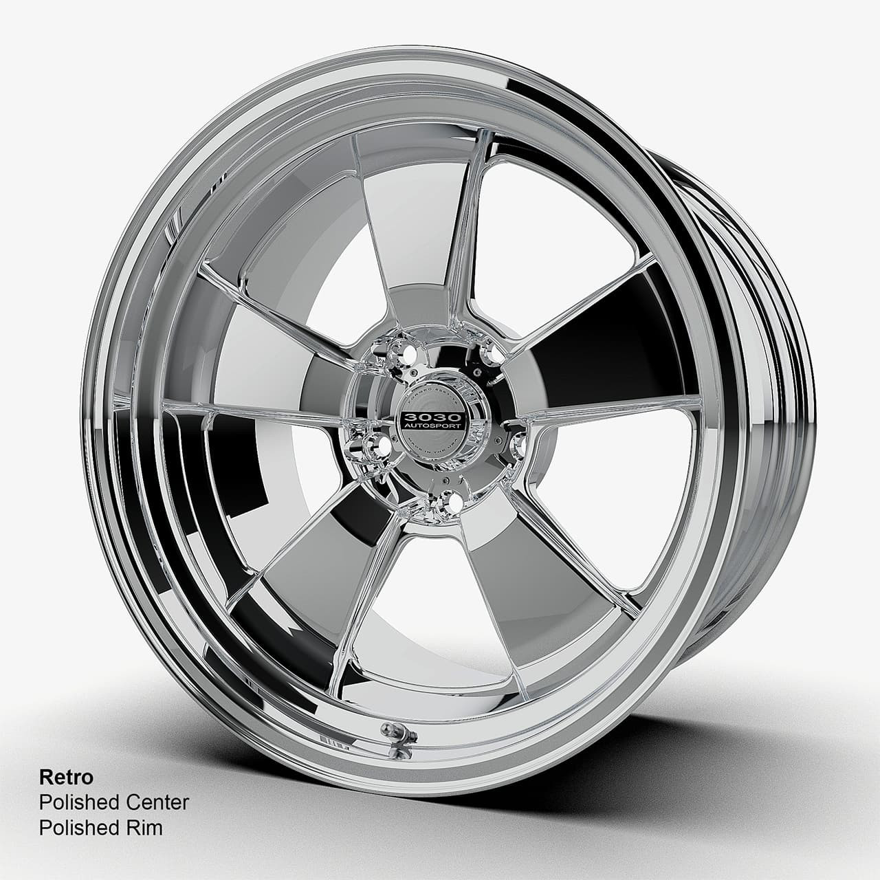 Direct-Fit Retro Forged Wheel Polished