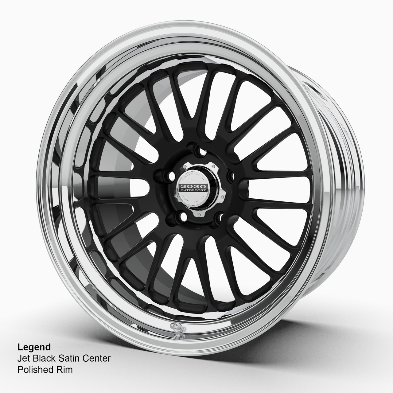 Direct-Fit Chevelle Wheels | 3030 Autosport | Legend - Jet Black