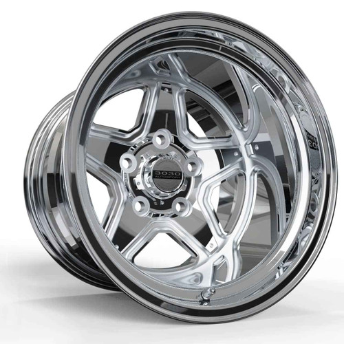 Drag Ops Series: 1320 15" Forged Drag Racing Wheel Polished