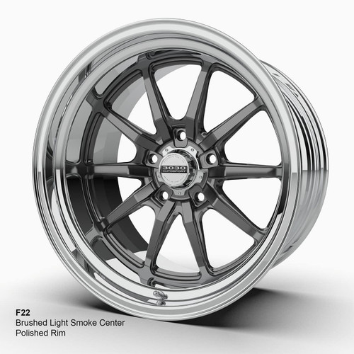 F22 Direct Fit Camaro Wheels Light Smoke