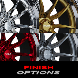 3030 Autosport wheel finishes to enhance your custom wheels