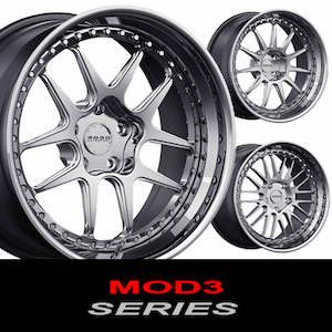 3030 Autosport MOD3 racing custom wheel group displaying the newest best performing forged wheels