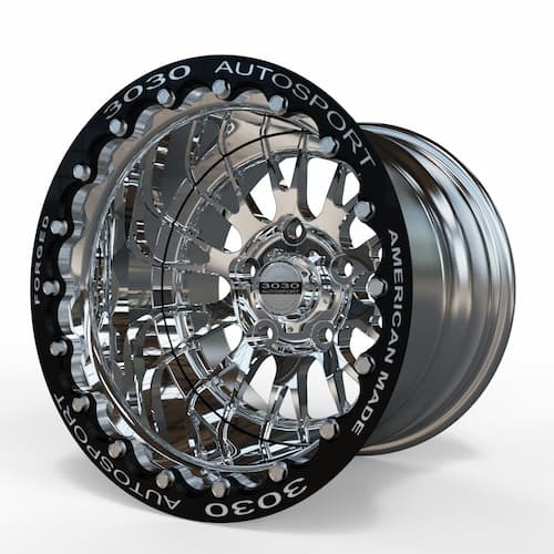 Legend polished drag wheel