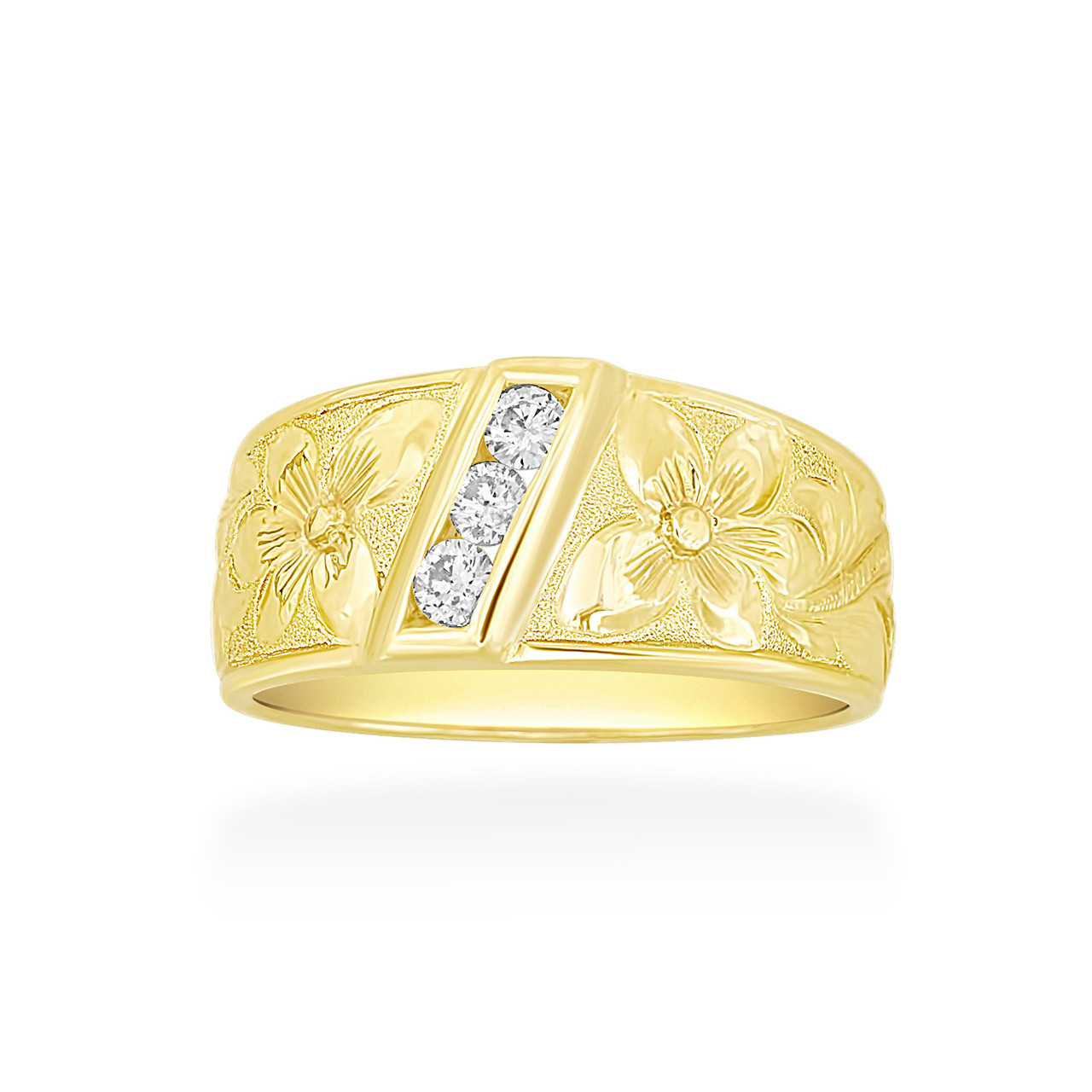 STL file MENS GOLD DIAMOND RING DESIGNS 3D PRINTABLE MODEL 💎・3D printer  model to download・Cults