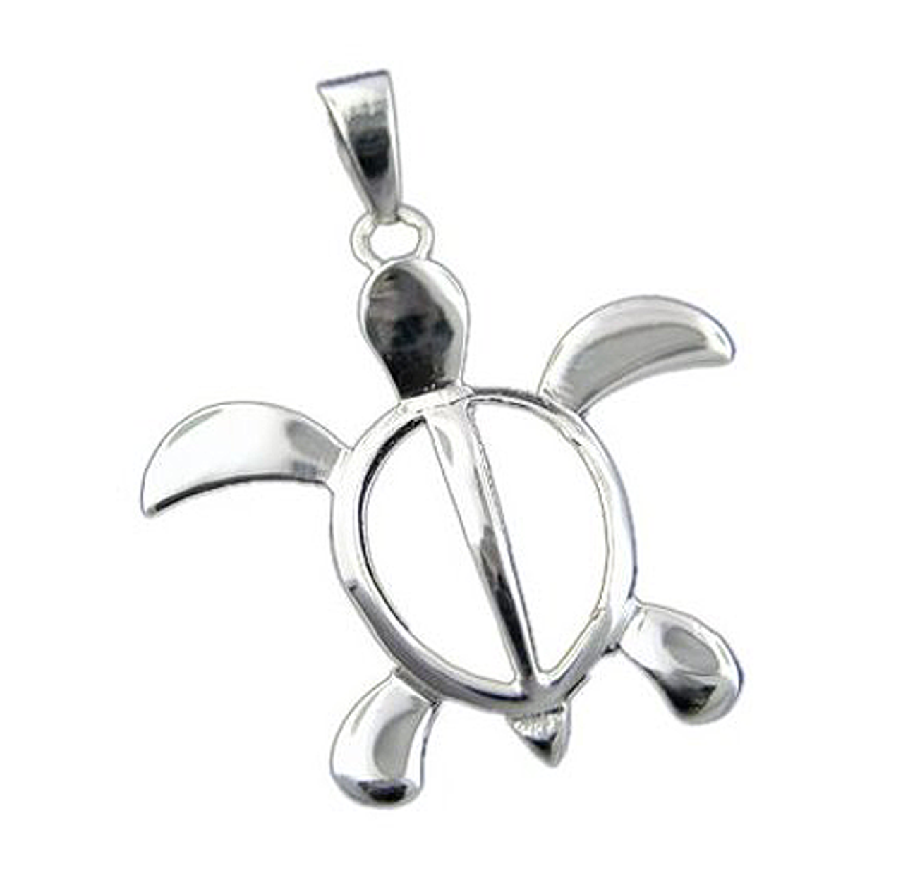 Silver Hawaiian Scroll Hook Pendant (43mm) – Genova Hawaiian Jewelry &  Pearls