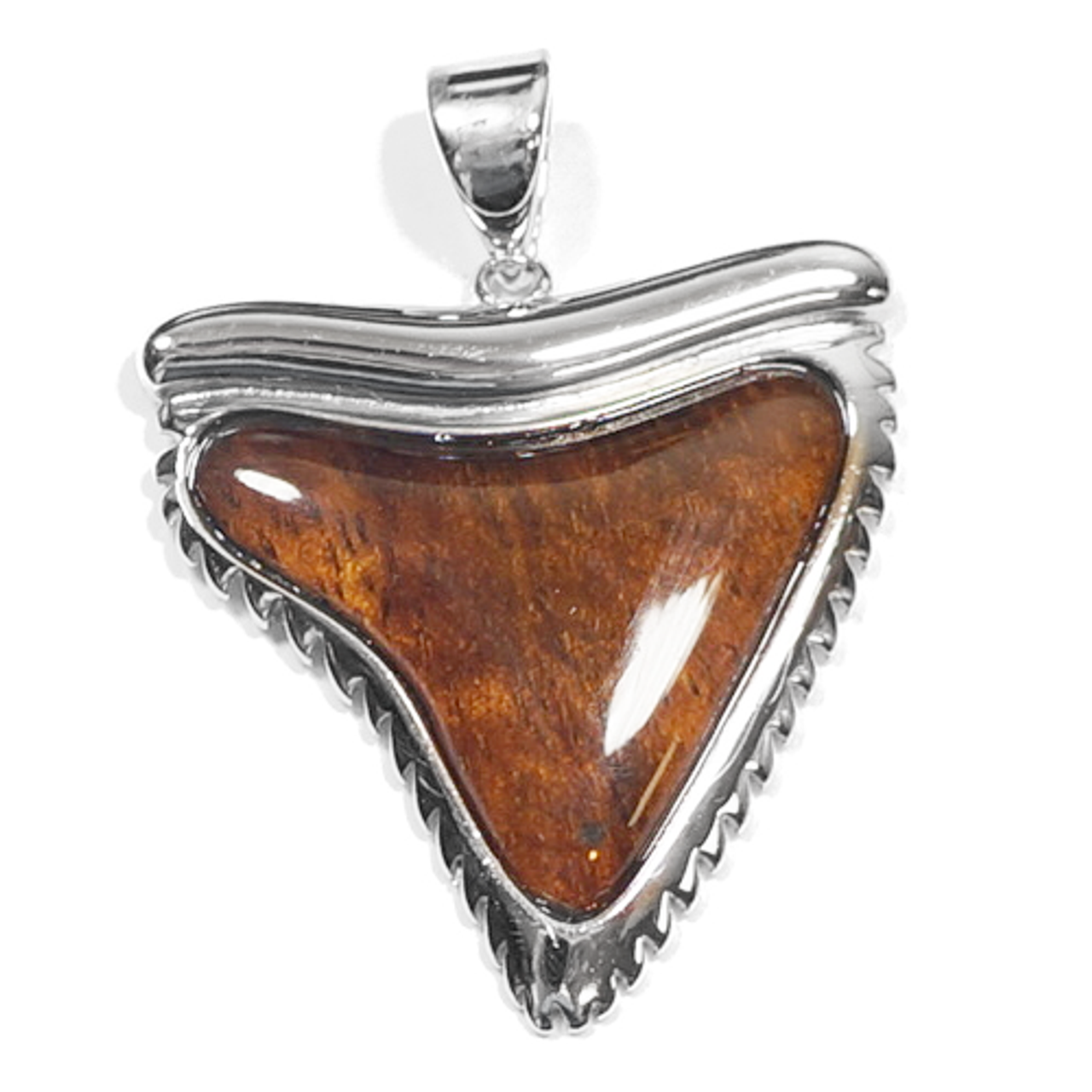 shark tooth talisman necklace pendant | suegray jewelry