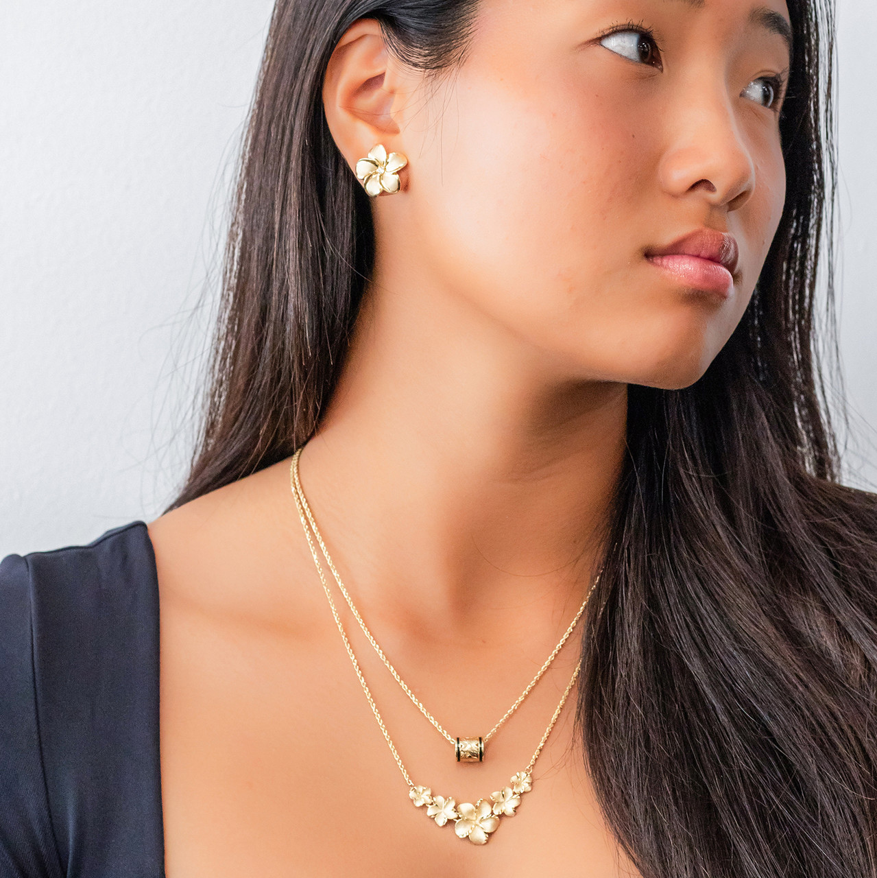 14K Hawaiian Bead Pendant - 10mm | Royal Hawaiian Heritage Jewelry