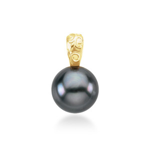 14K Tahitian Pearl Pendant - Kuhio