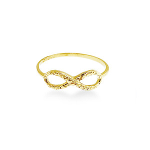 14K Hawaiian Infinity Ring 