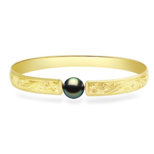 14K Tahitian Breeze Hawaiian Bracelet - 8mm 14K Tahitian Breeze Hawaiian Bracelet - 8mm
