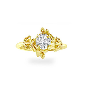 14K Hawaiian Diamond Ring - Laulani