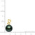14K Tahitian Pearl Earrings - Diamond Hearts