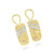 14K Hawaiian Diamond Earrings - Le Grande Dame